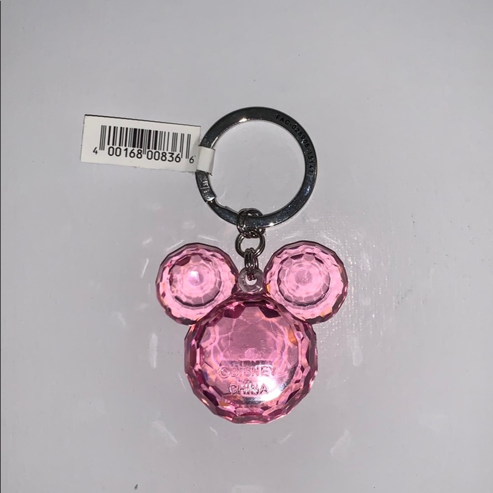 Mickey Mouse Ears Pink Keychain - Picture 4 of 4